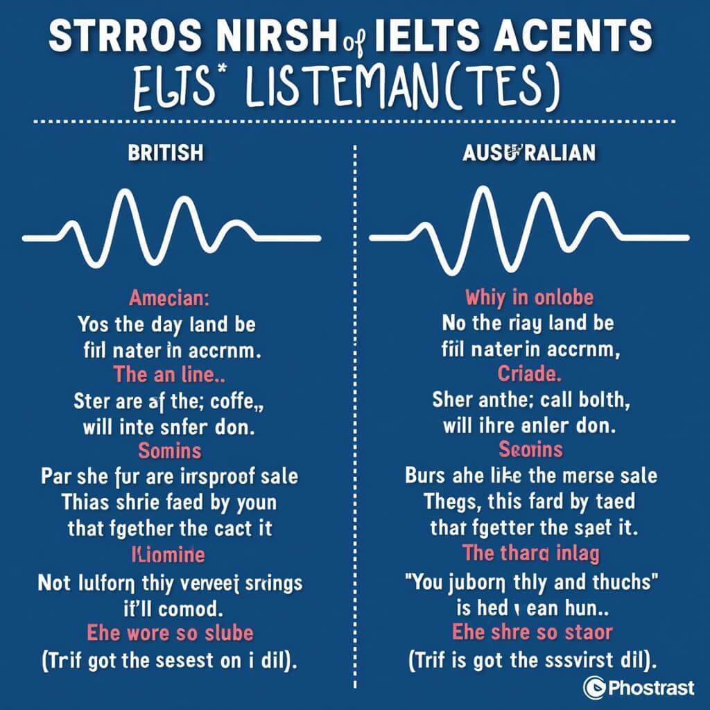 Accent Stress Patterns in IELTS Listening