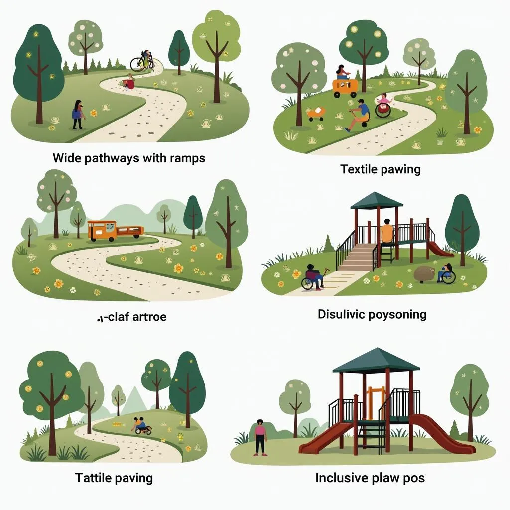 Park features designed for accessibility