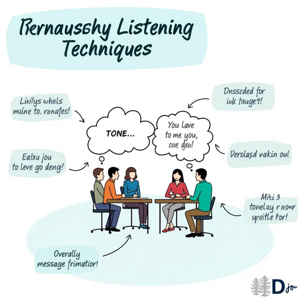 Active listening techniques for IELTS multiple speaker conversations