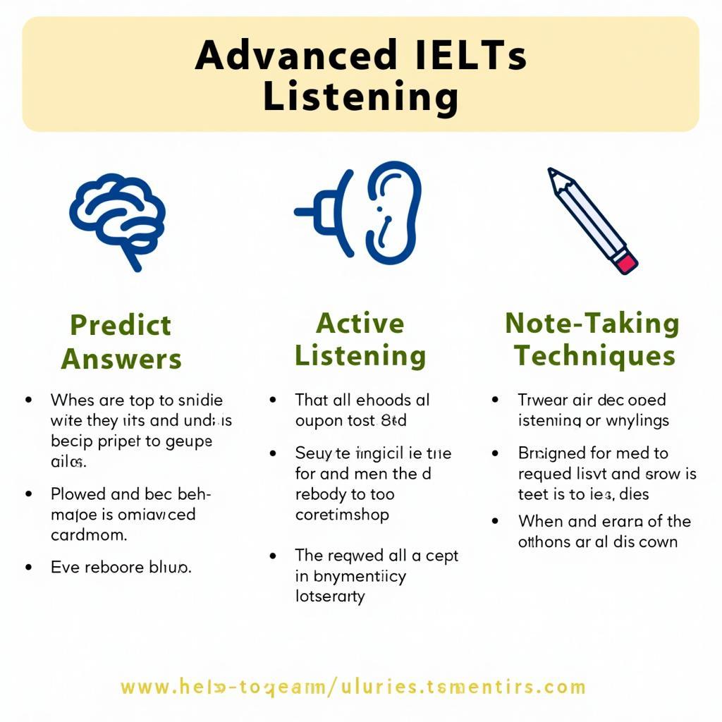 Advanced IELTS Listening Strategies