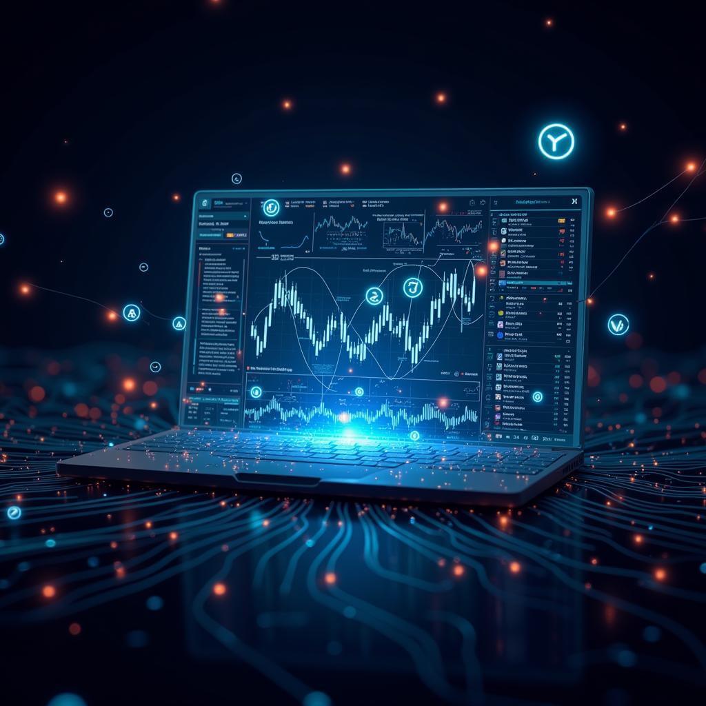 AI analyzing stock market data