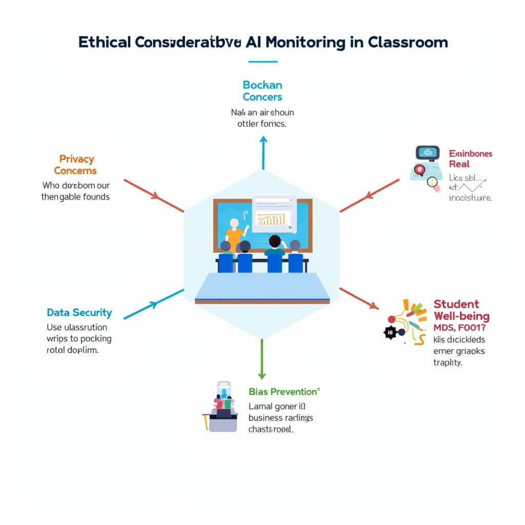 AI Monitoring Ethical Considerations Diagram