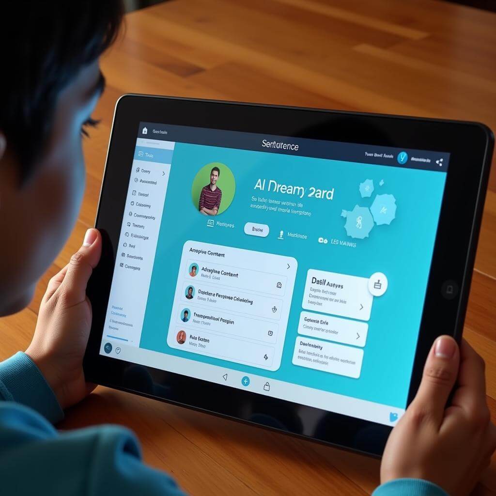 AI-powered personalized learning platform adapting to student needs