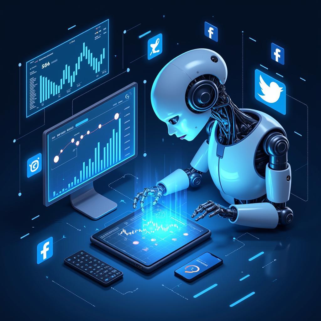 AI's role in analyzing social media for stock market predictions