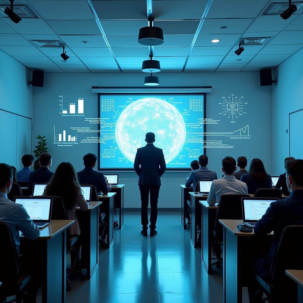 AI surveillance in classroom setting