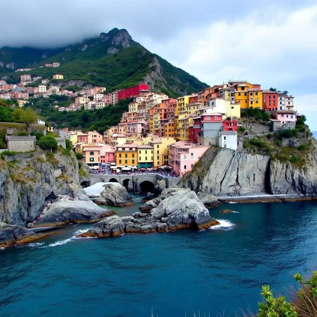 Scenic view of Amalfi Coast, Italy