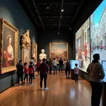 Art museum balancing education and entertainment