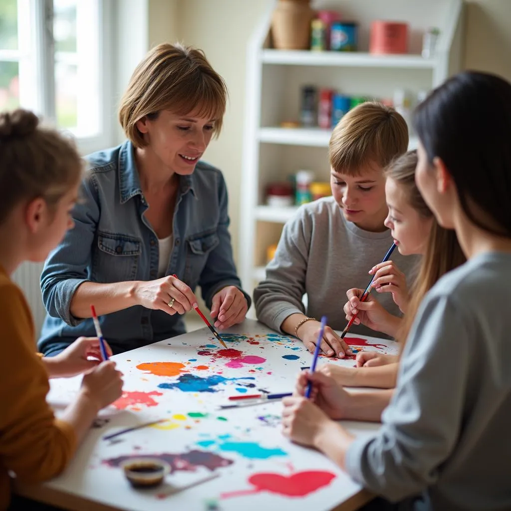 Art and music therapy for mental health