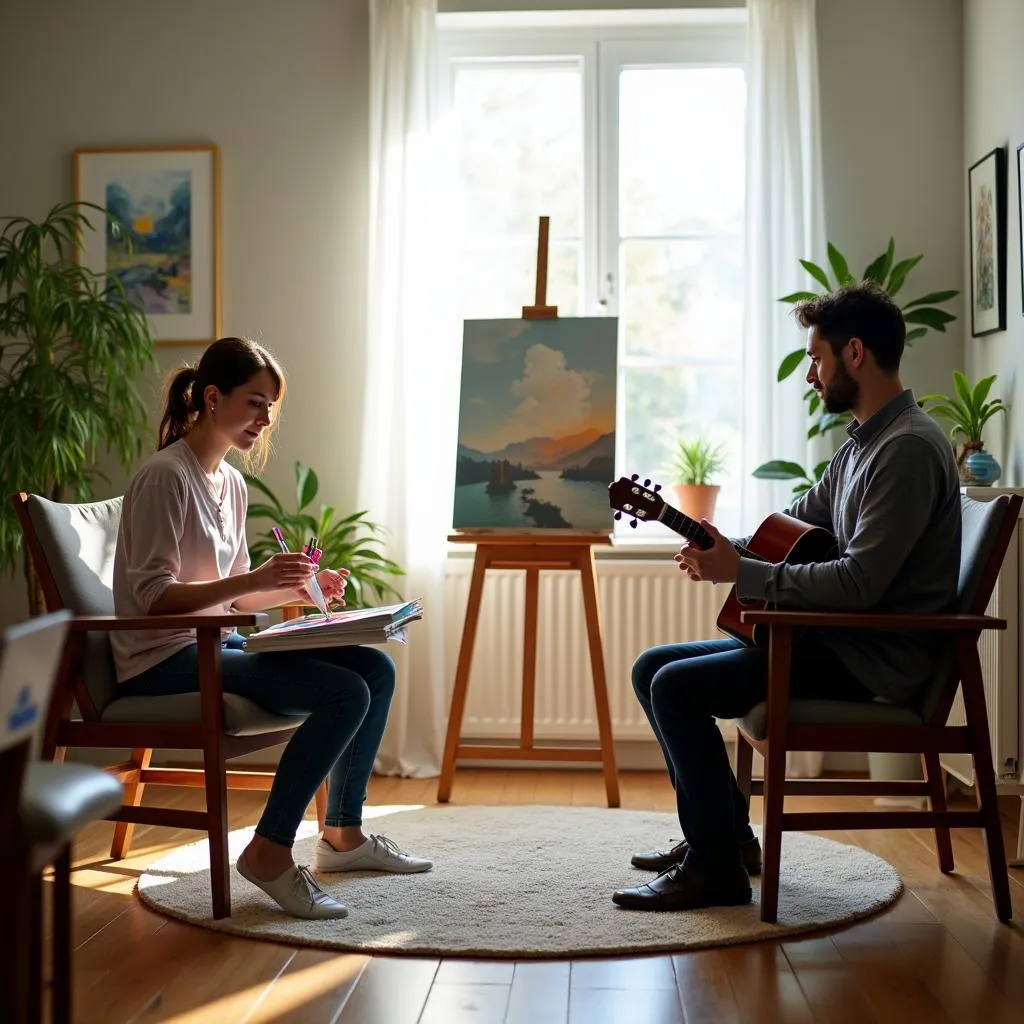 Art and music therapy in mental health treatment