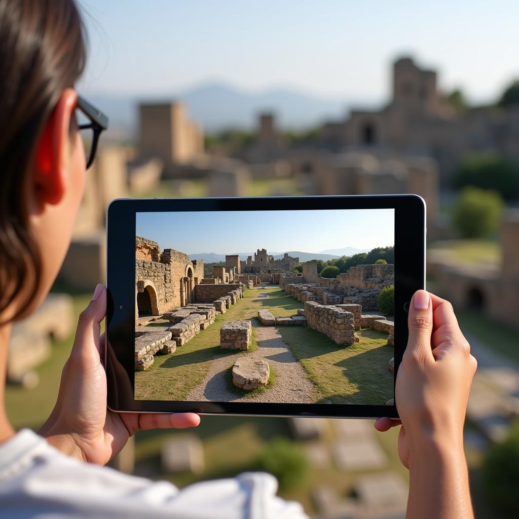 Augmented Reality at a Historical Site