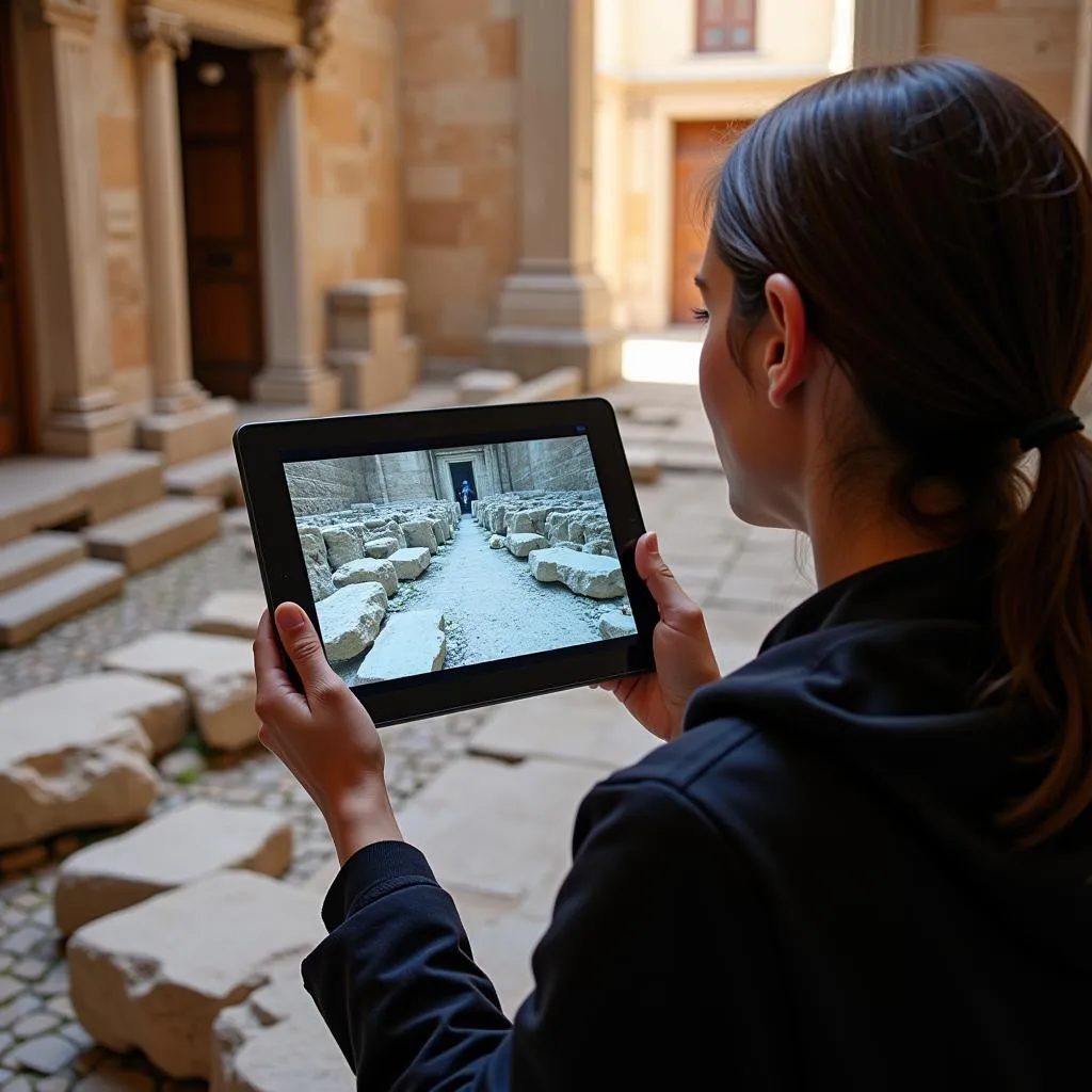 Augmented Reality Tour at a Historical Site