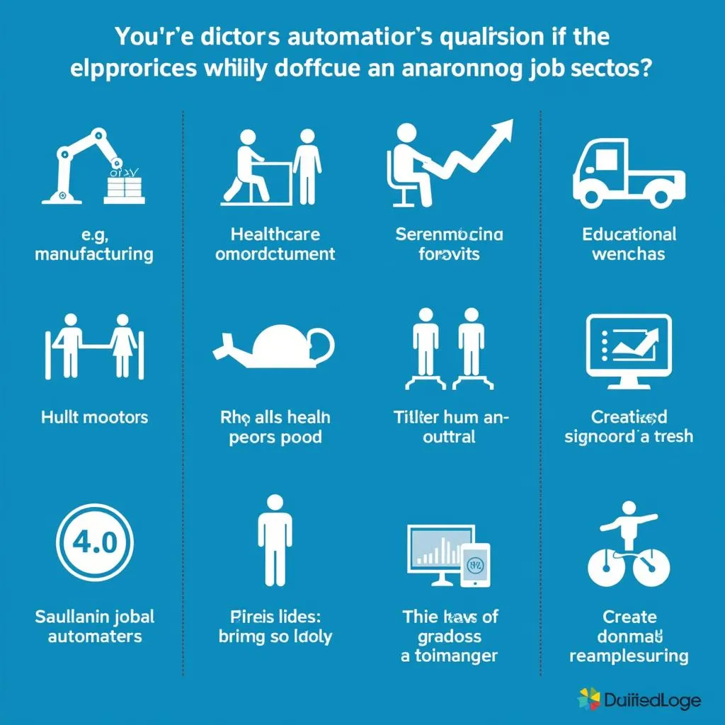 Automation impact on different job sectors