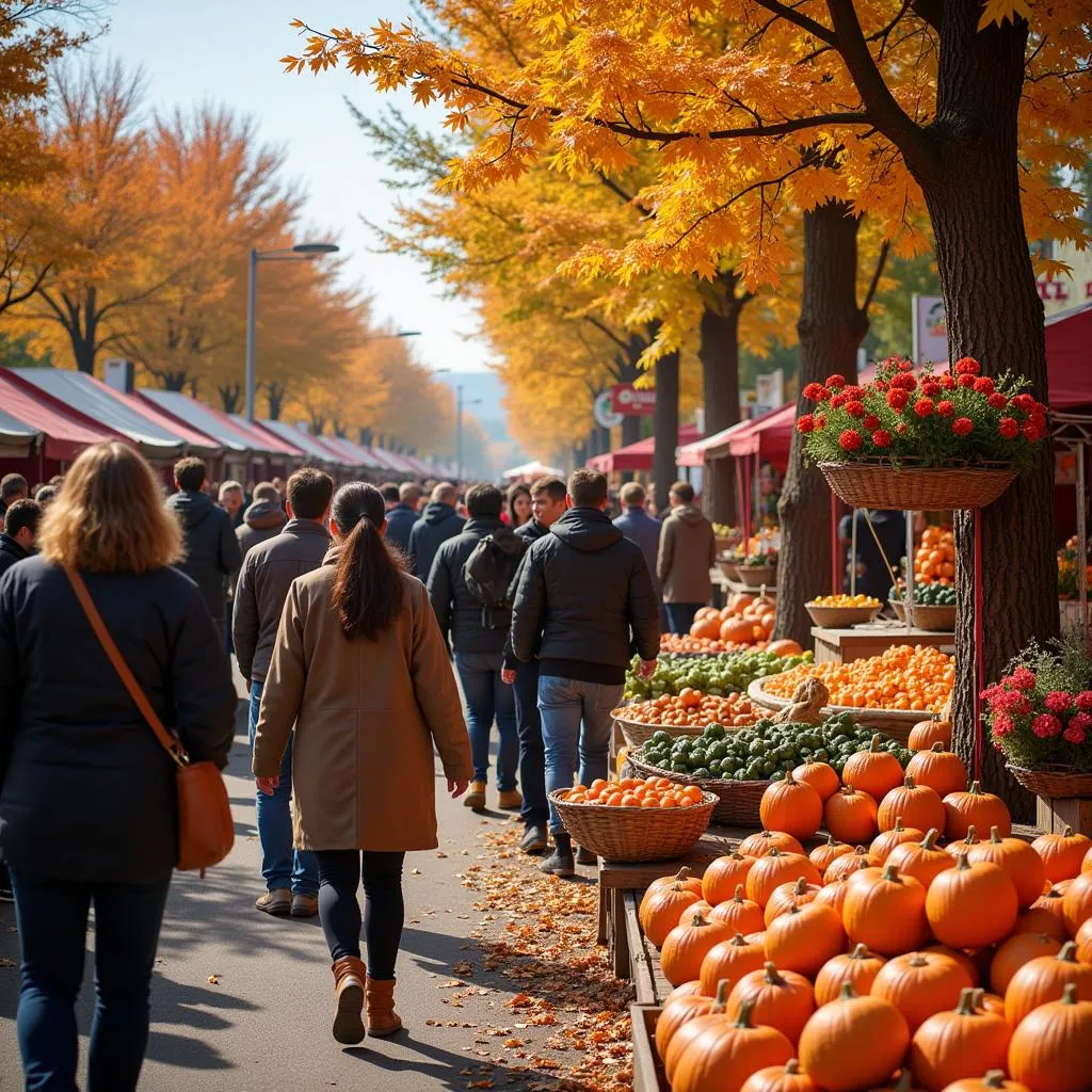 Autumn harvest festival celebration