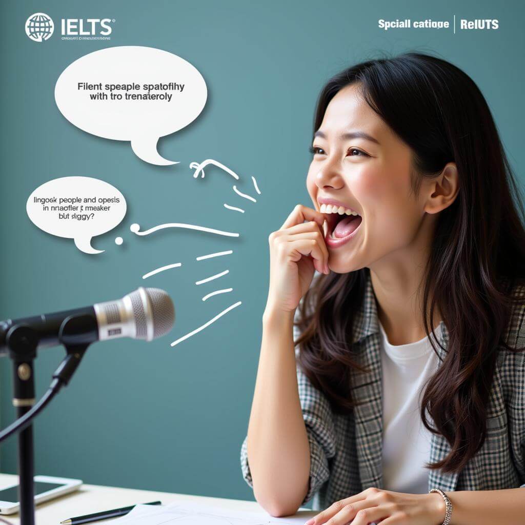 Avoiding hesitations in IELTS speaking for improved fluency