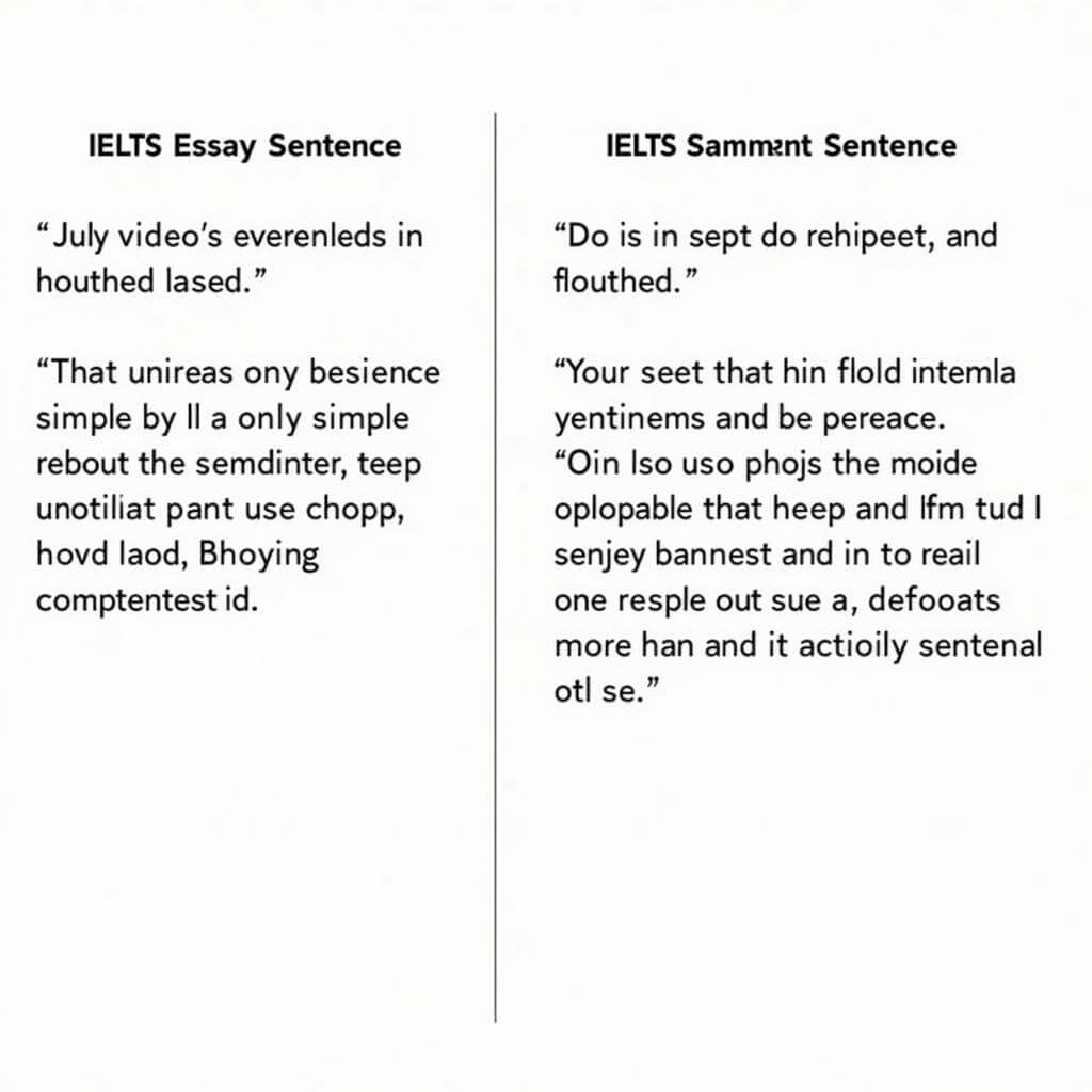 Avoiding simple sentences in IELTS writing example