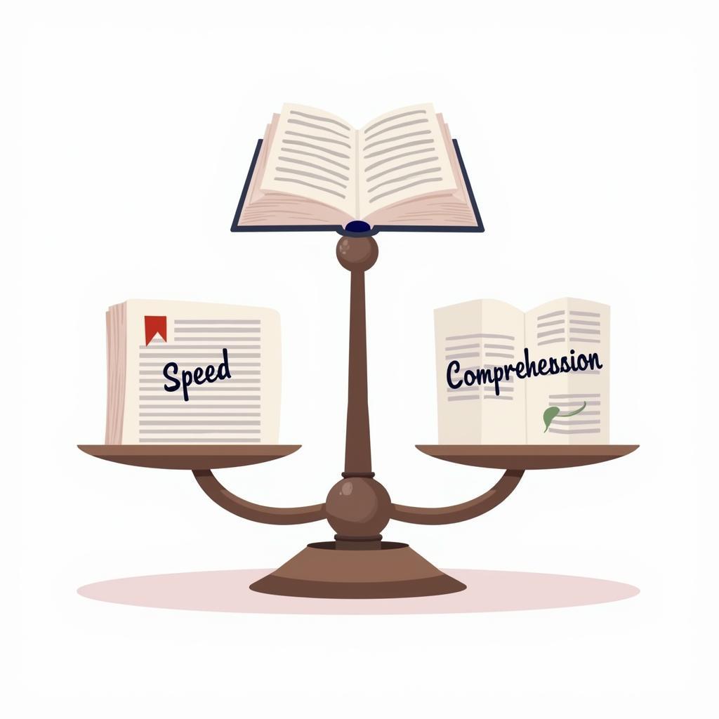 Balancing reading speed and comprehension