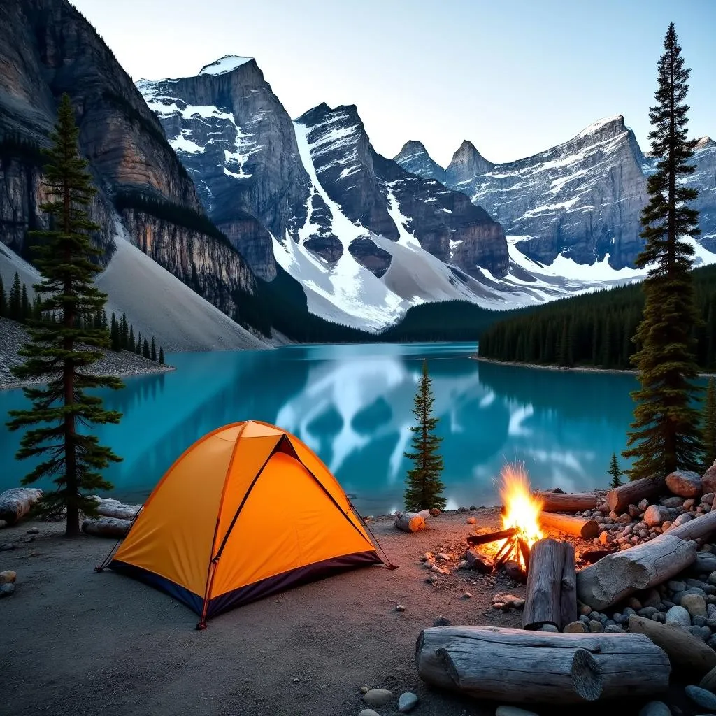 Camping in Banff National Park