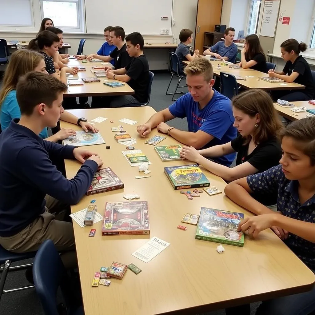 Board games used in teaching world history