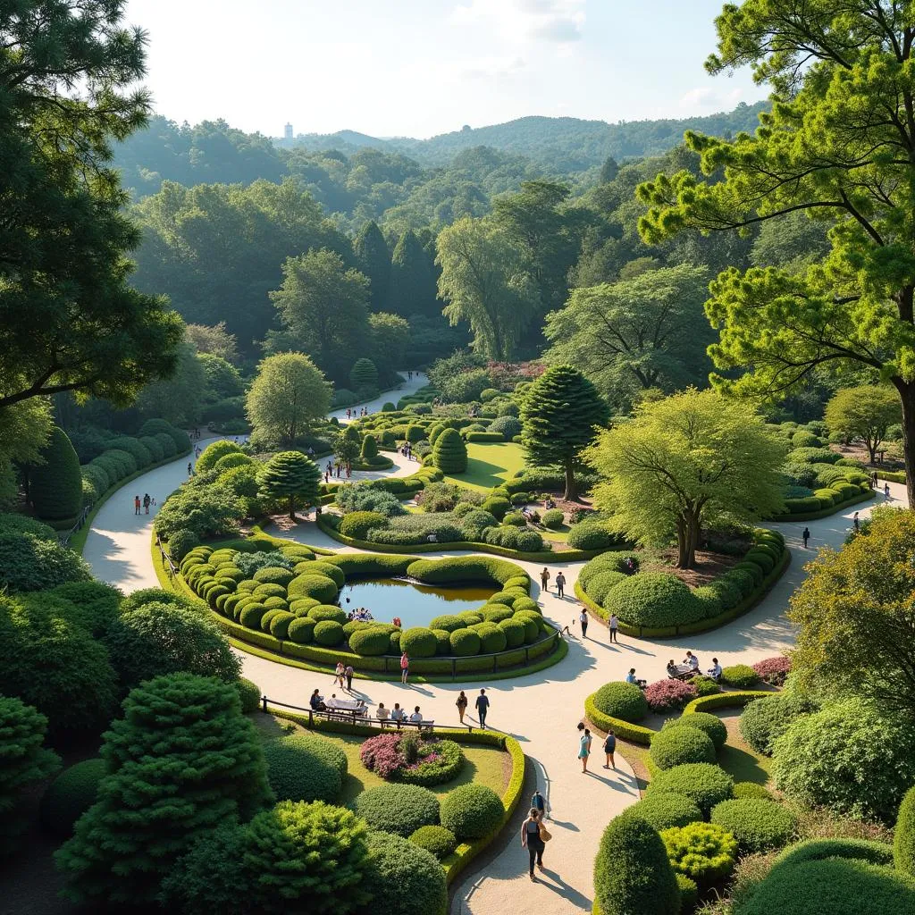 Botanical Gardens as a relaxation spot in the city