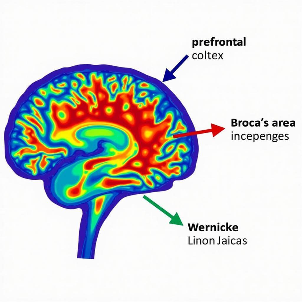 Brain activity during AI-assisted language learning