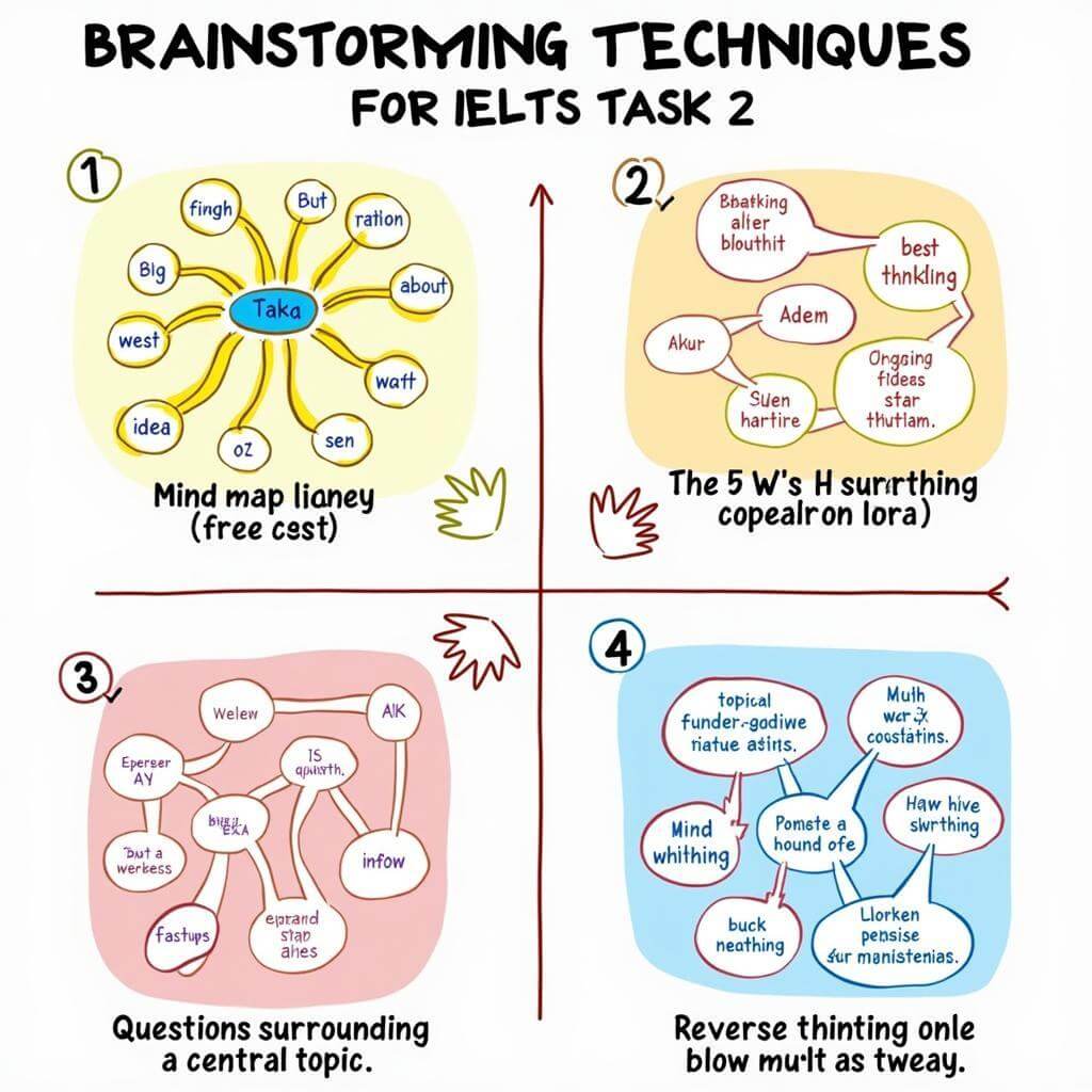 Brainstorming Techniques for IELTS Task 2