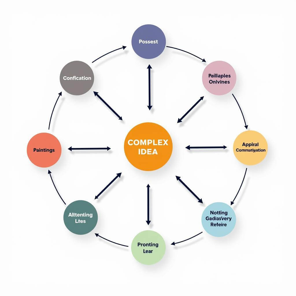 Breaking down complex ideas for IELTS understanding