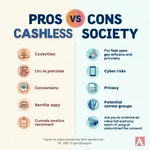 Advantages and disadvantages of a cashless society