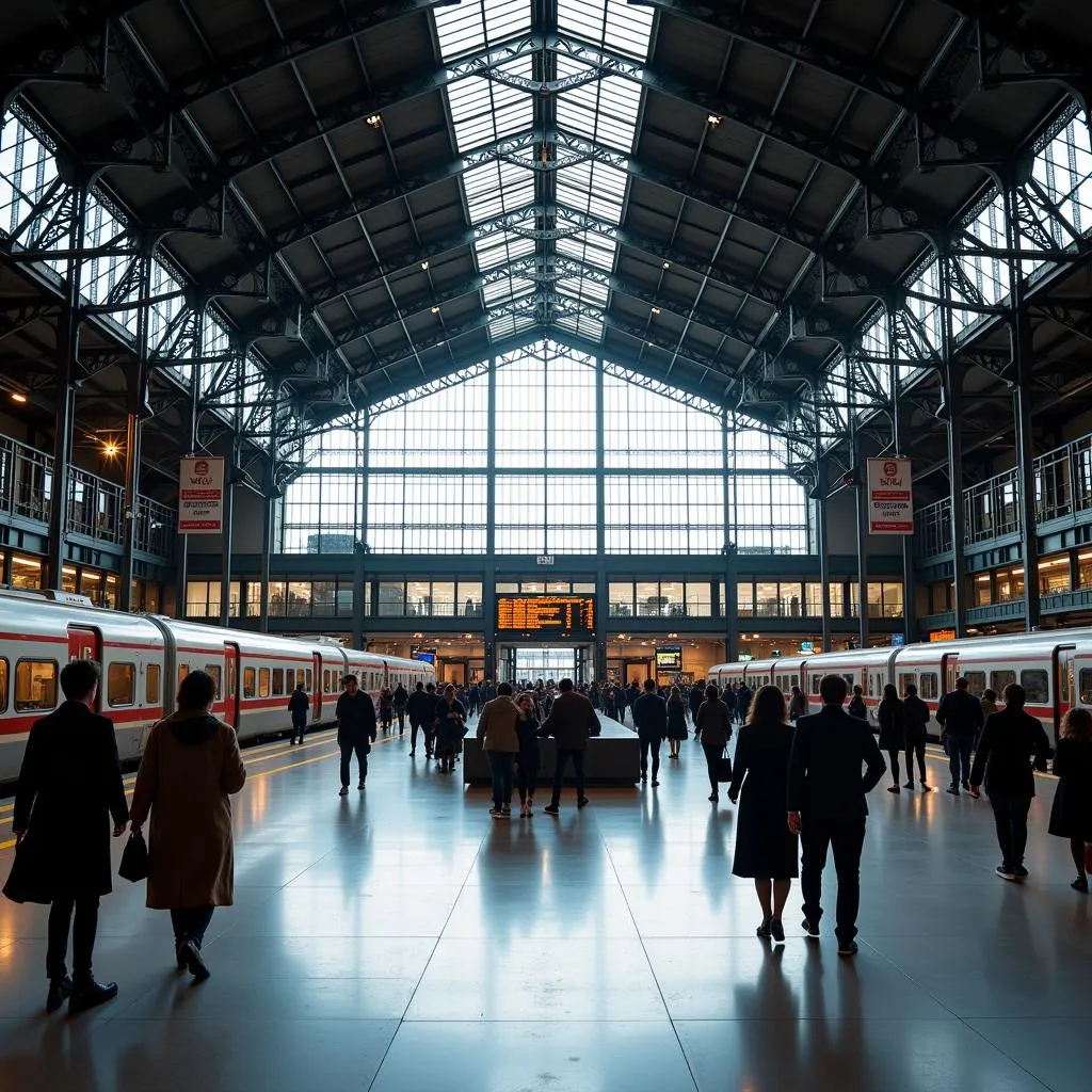 Modern architecture of Central Railway Station