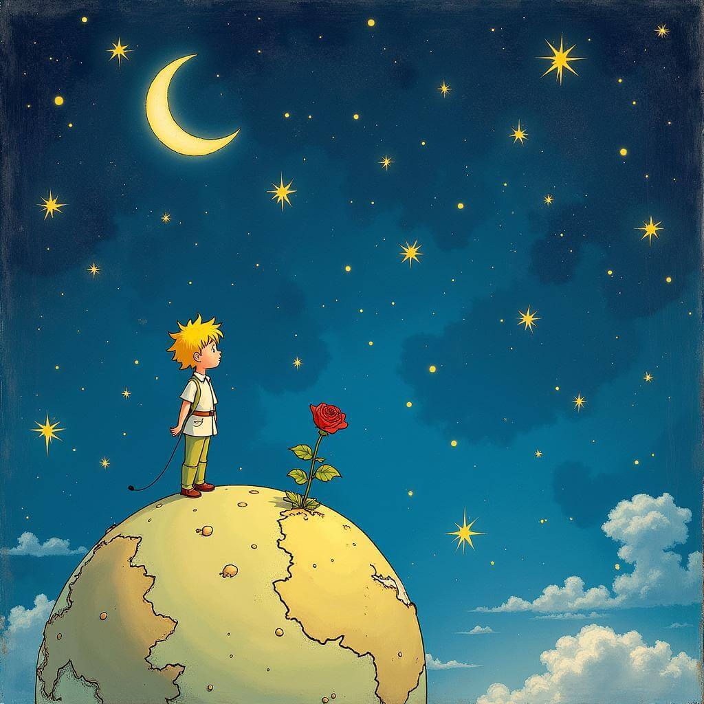 The Little Prince book illustration