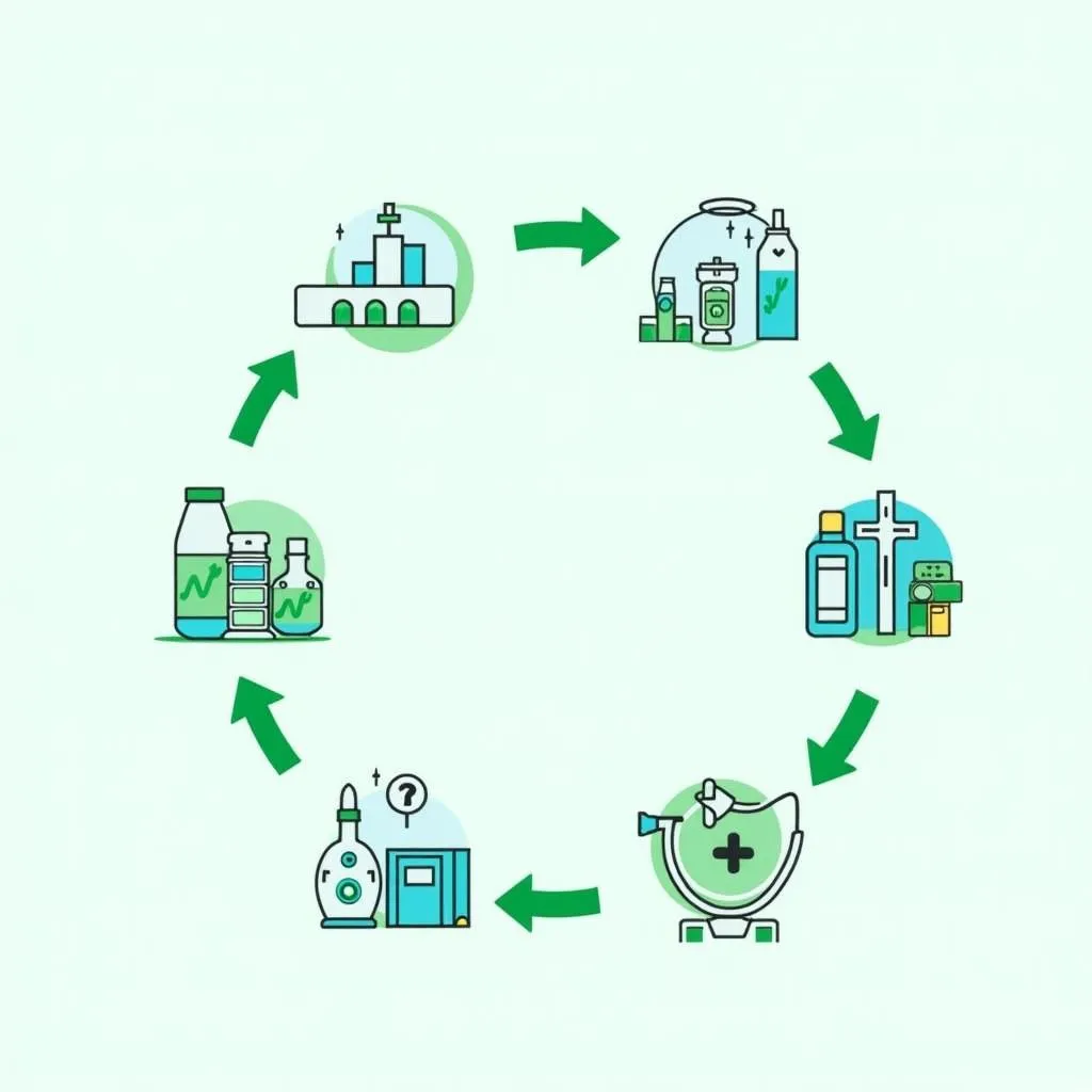 Circular economy concept for plastic recycling