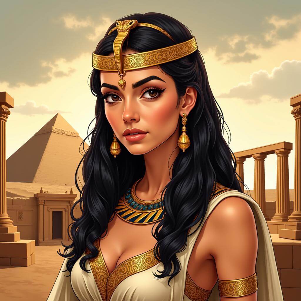 Cleopatra, the last active pharaoh of Ancient Egypt