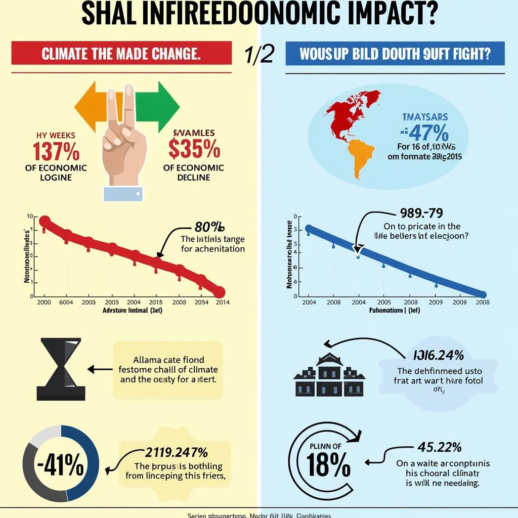 Contrasting views on climate change economic impact