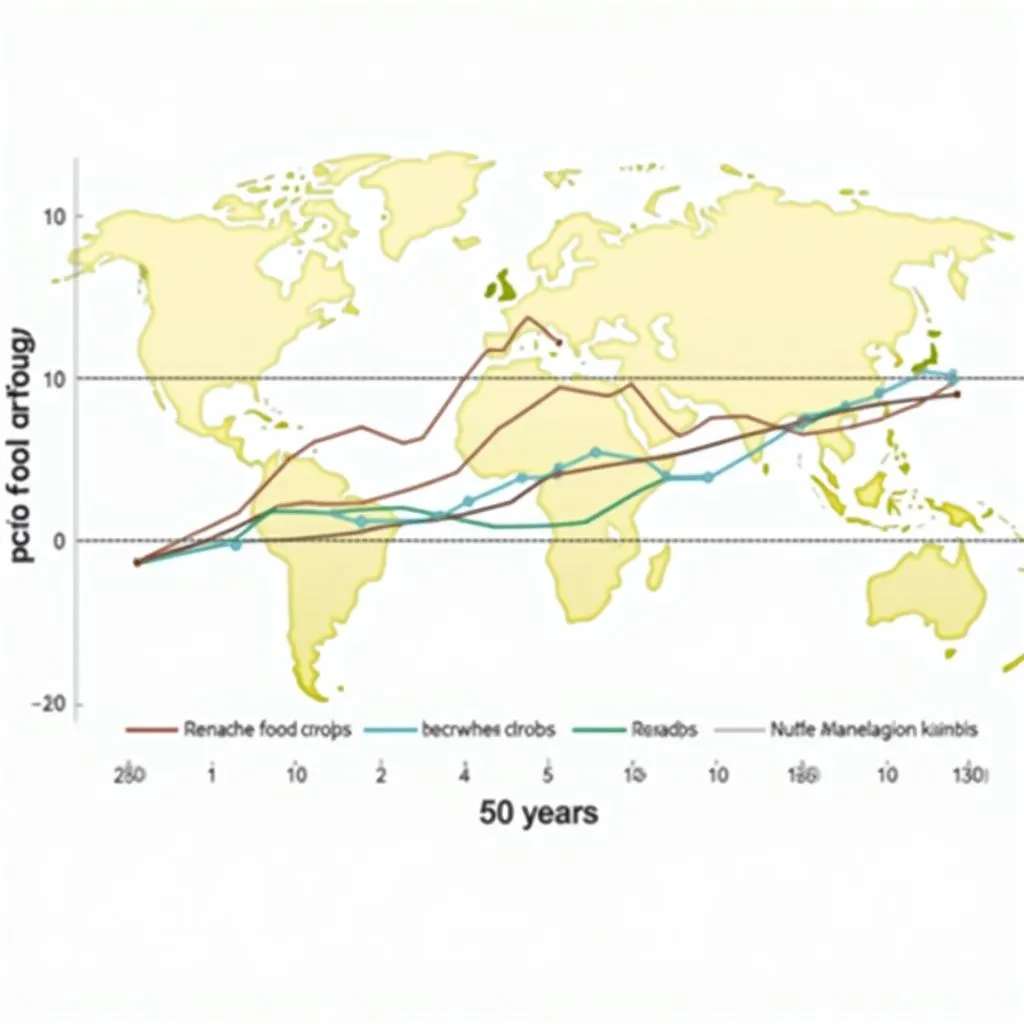 Impact of climate change on global food production