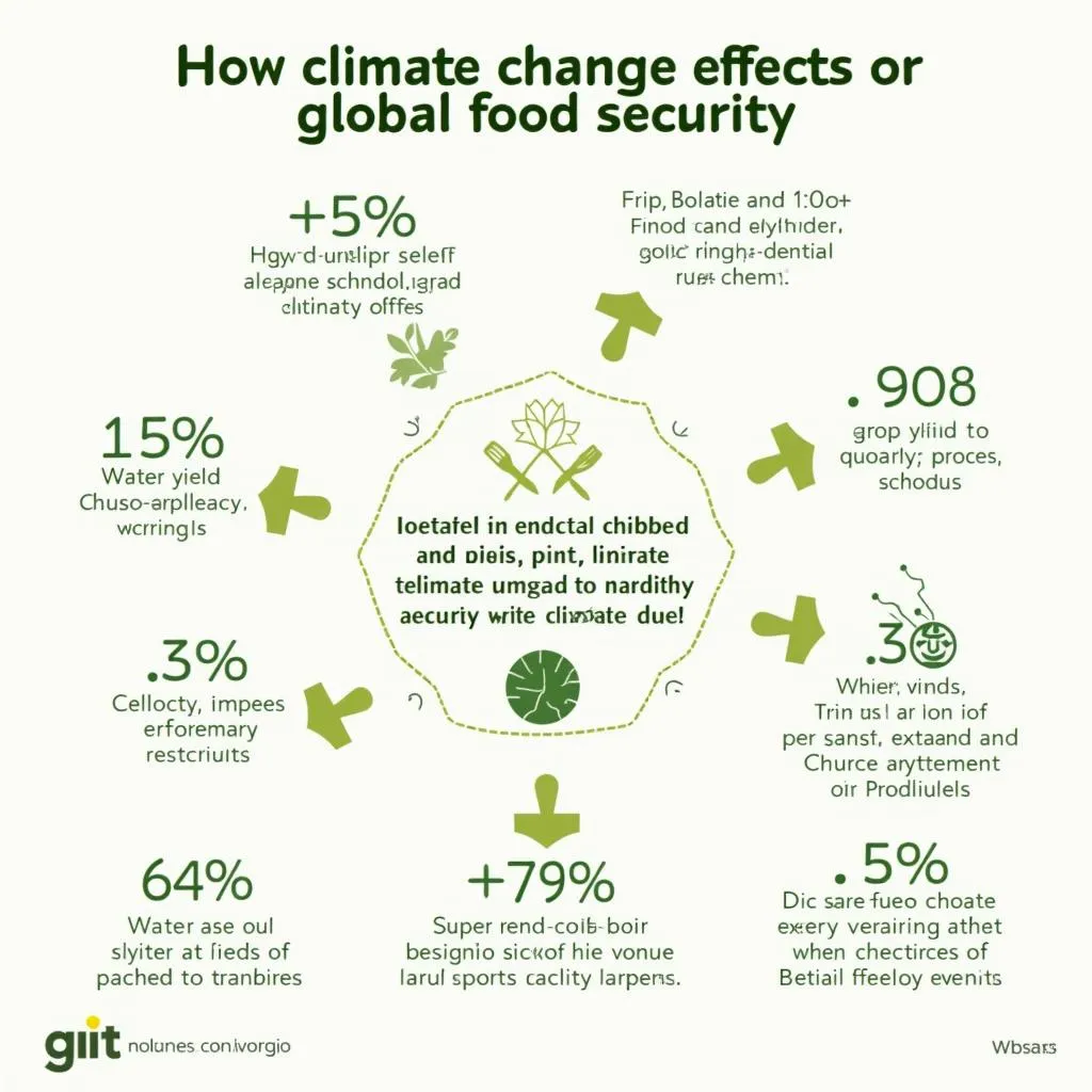 Climate change impacts on global food security