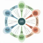 Climate change impact on global conflicts diagram