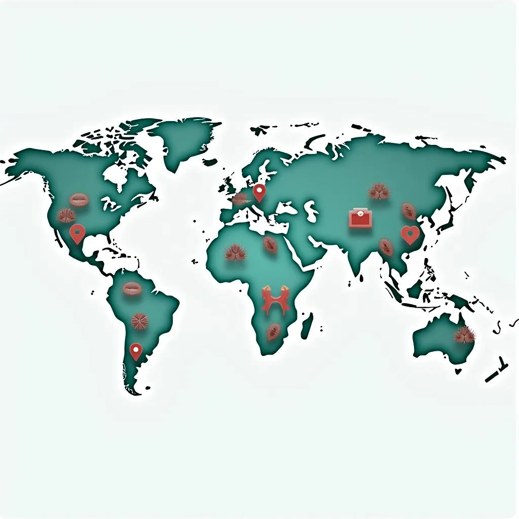 Climate change impacts on global health