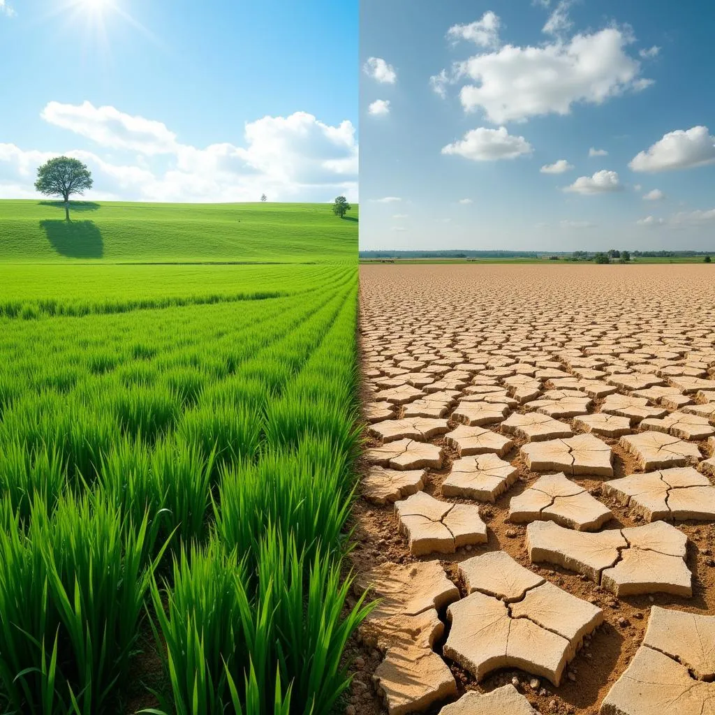 Climate change impact on agriculture