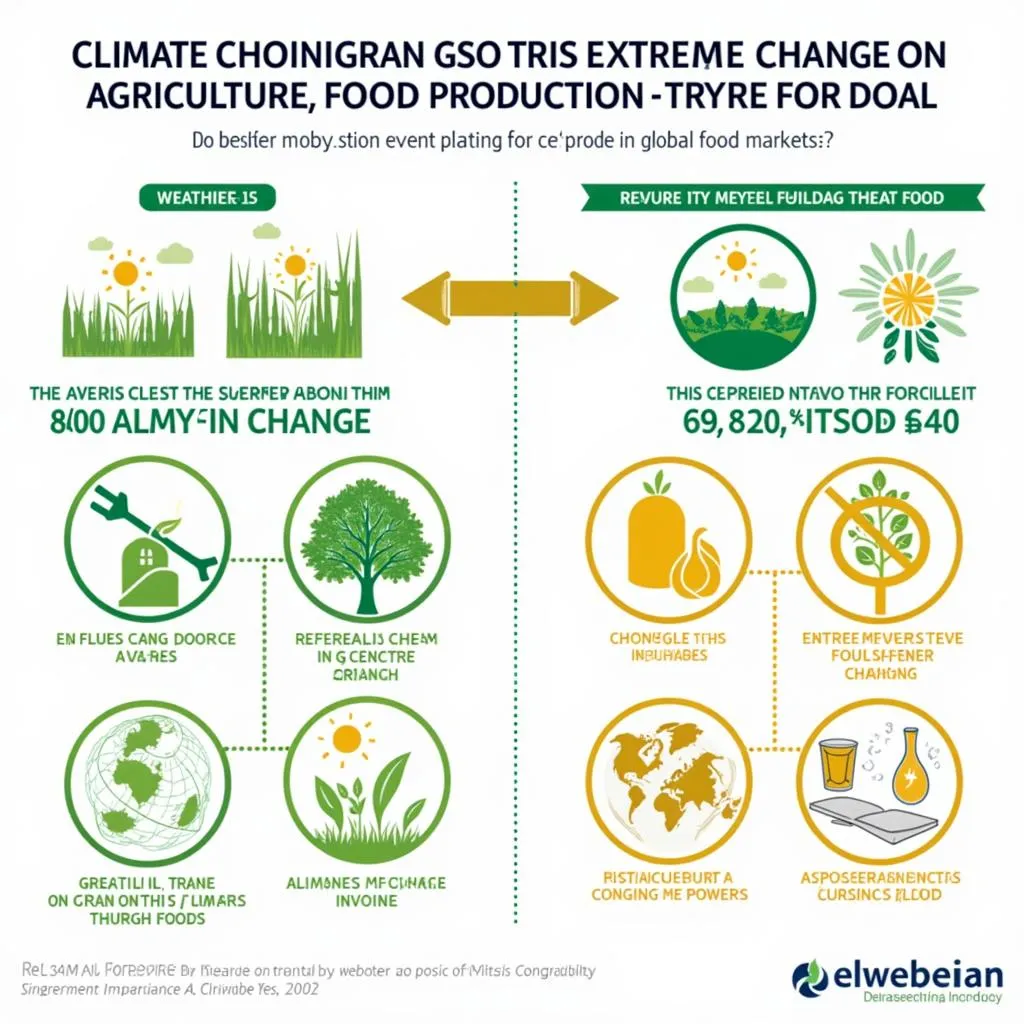 Climate change impact on food production and pricing