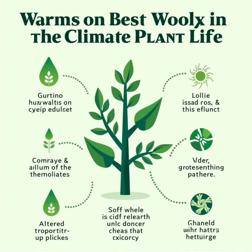 The impact of climate change on plants