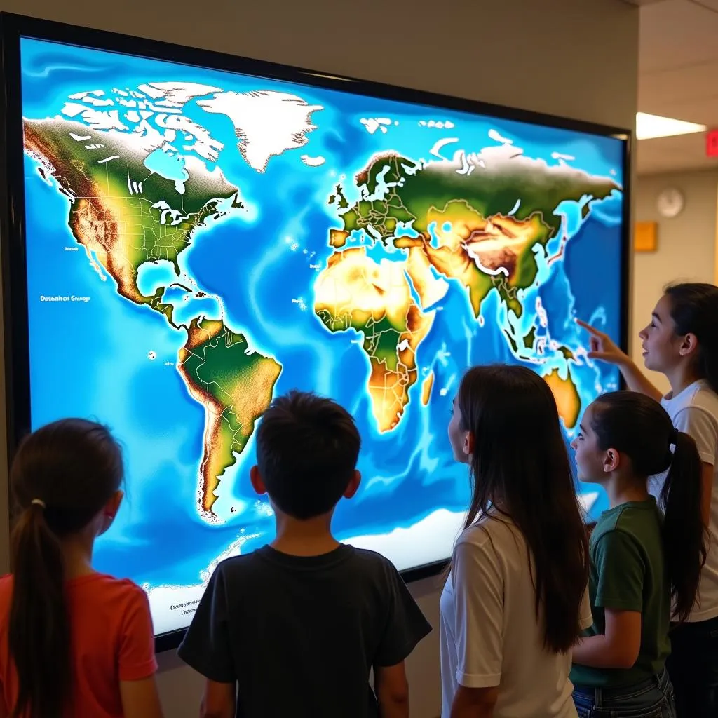 Climate change impact visualization