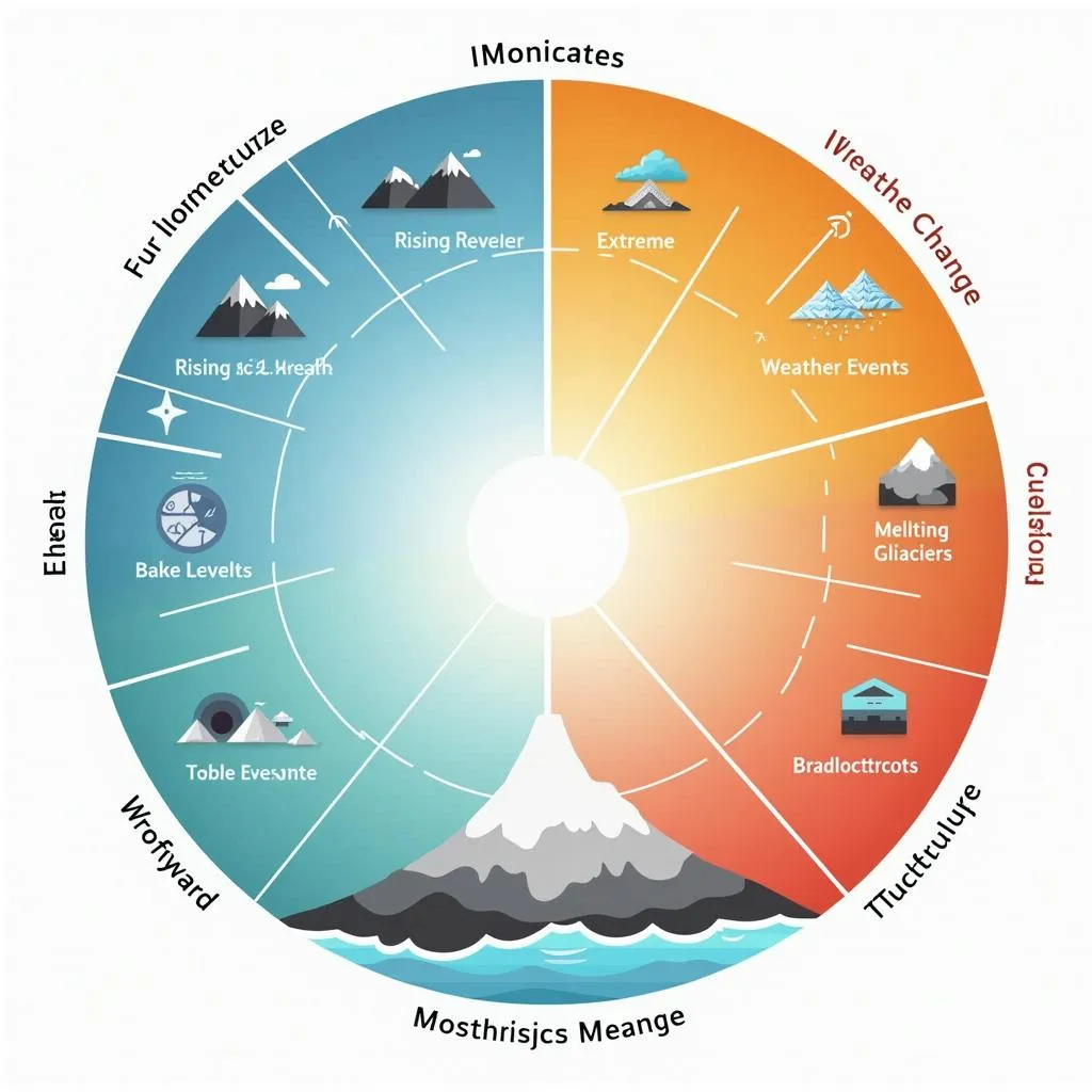 Climate change impact visualization