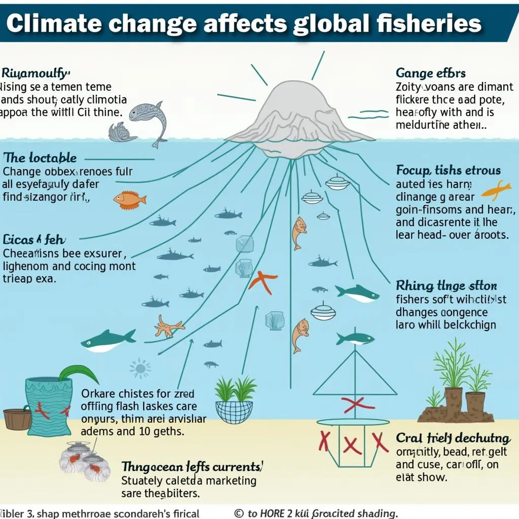 Climate change impacts on global fisheries