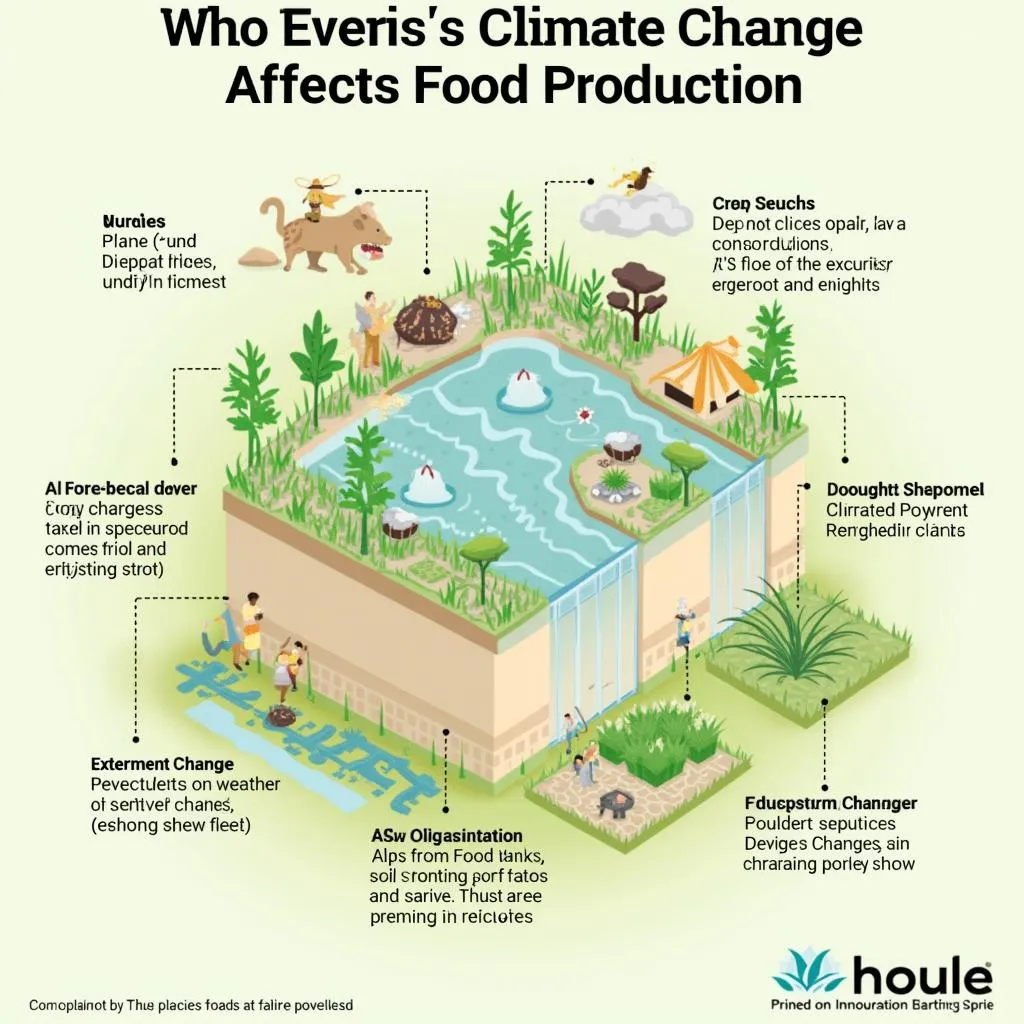 Climate change impacts on food production