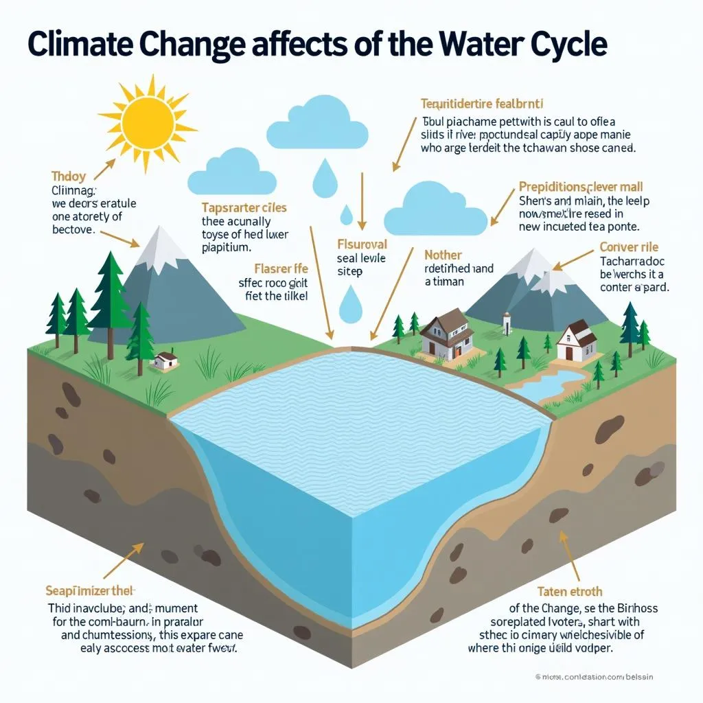 Climate change impacts on the global water cycle