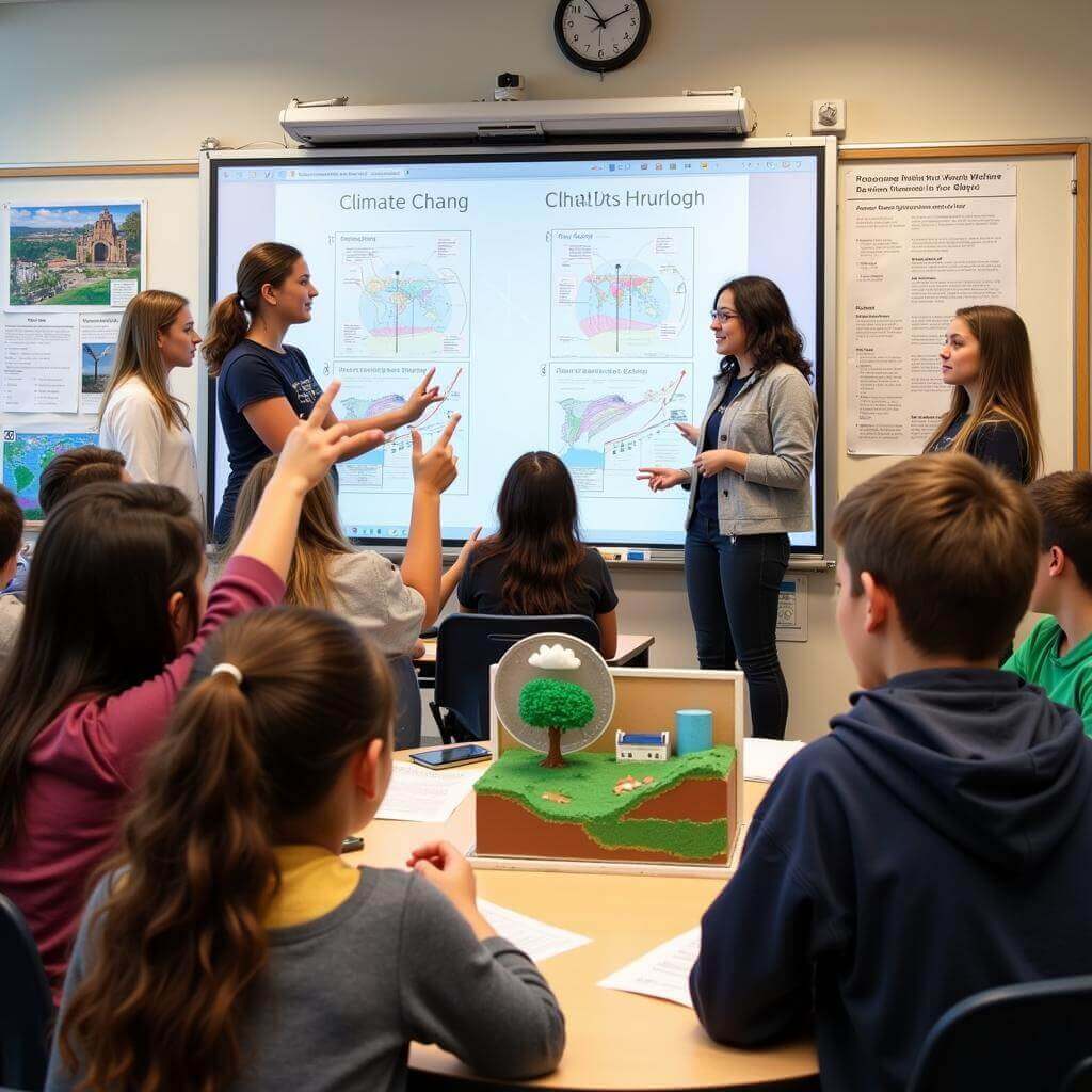 Climate education inspiring student activism in classroom