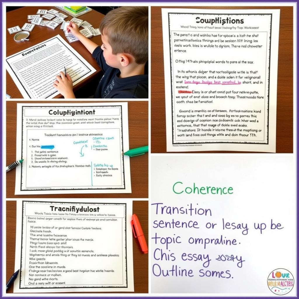 IELTS writing coherence improvement exercises