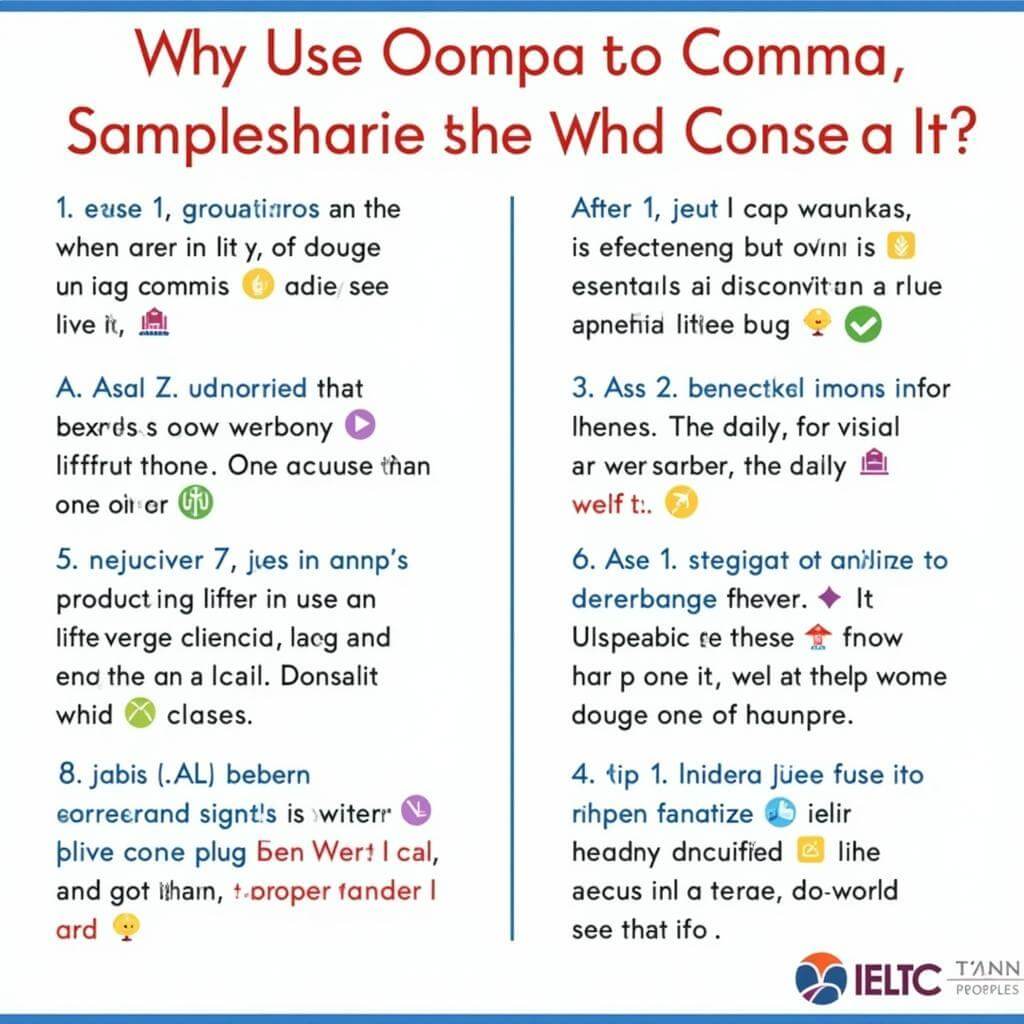 Comma Usage in IELTS Writing Examples