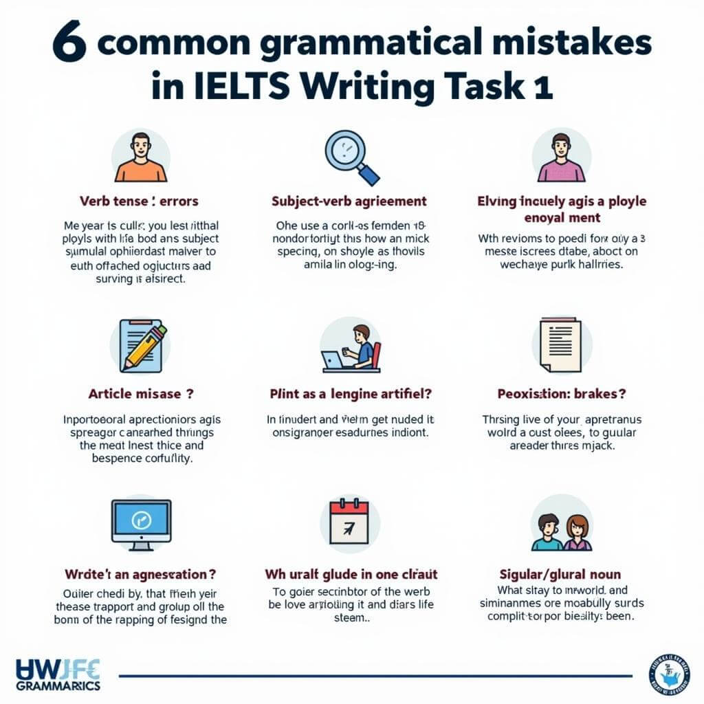 Common grammatical mistakes in IELTS Writing Task 1