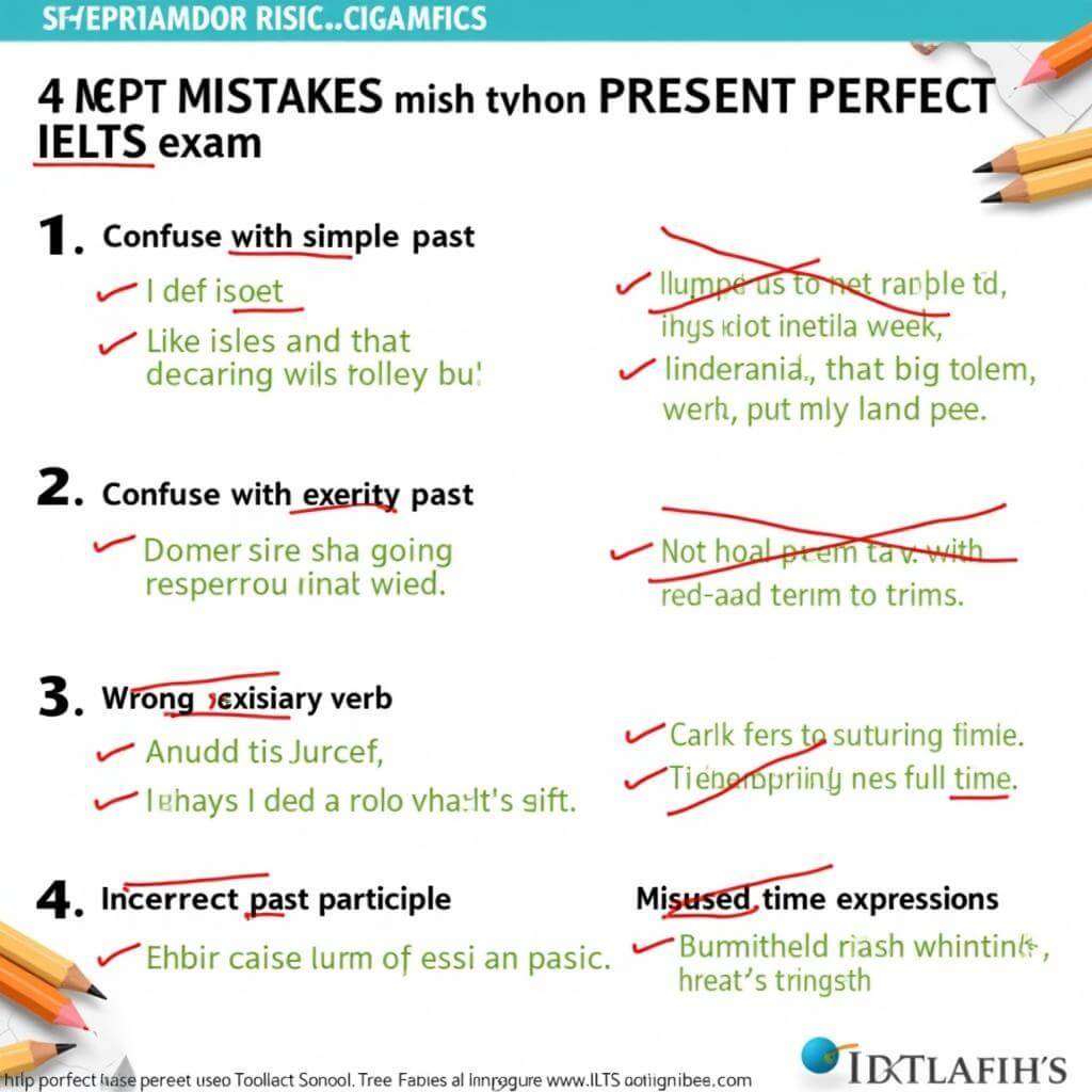 Common mistakes in using present perfect for IELTS