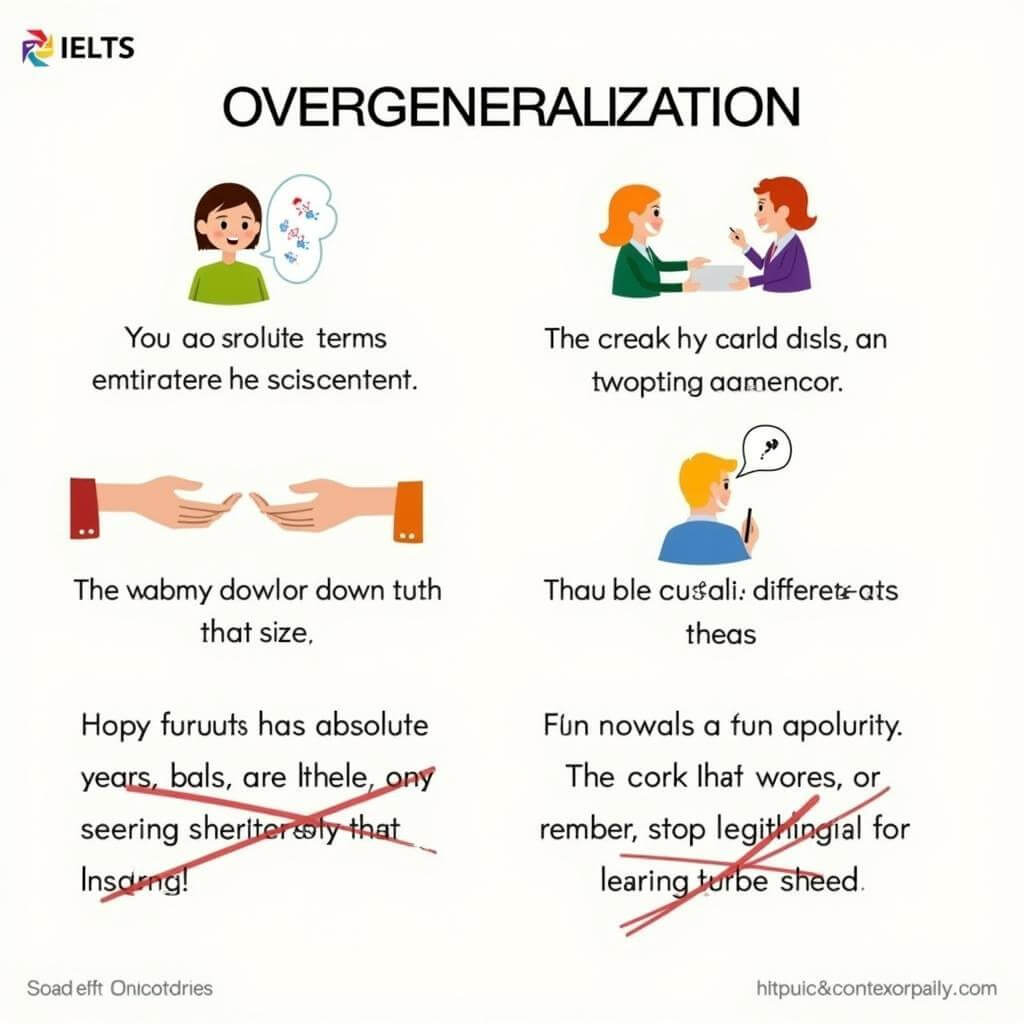 Common pitfalls of overgeneralization in IELTS Speaking